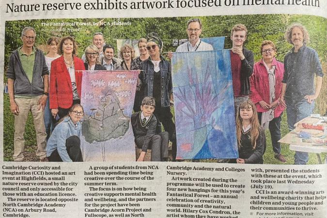 A Space to Connect and Inspire from Cambridge Independent July 2023