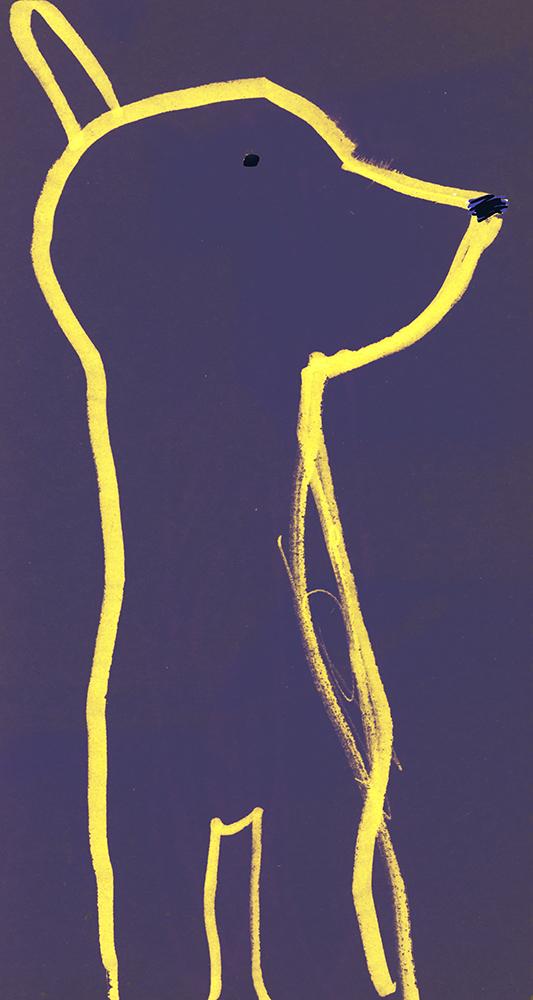 Drawing of a dog
